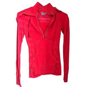 ATHLETA Heavenly Hail Athletic Hoodie - Size XXS - Pink - GUC